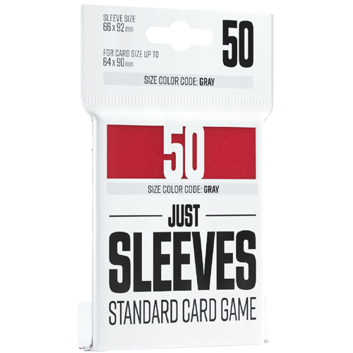 Just Sleeves: Standard Size - Red (50)