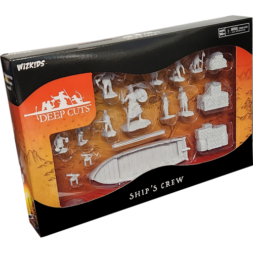 WizKids Deep Cuts Unpainted Minis: W19 Ship's Crew Boxed Set