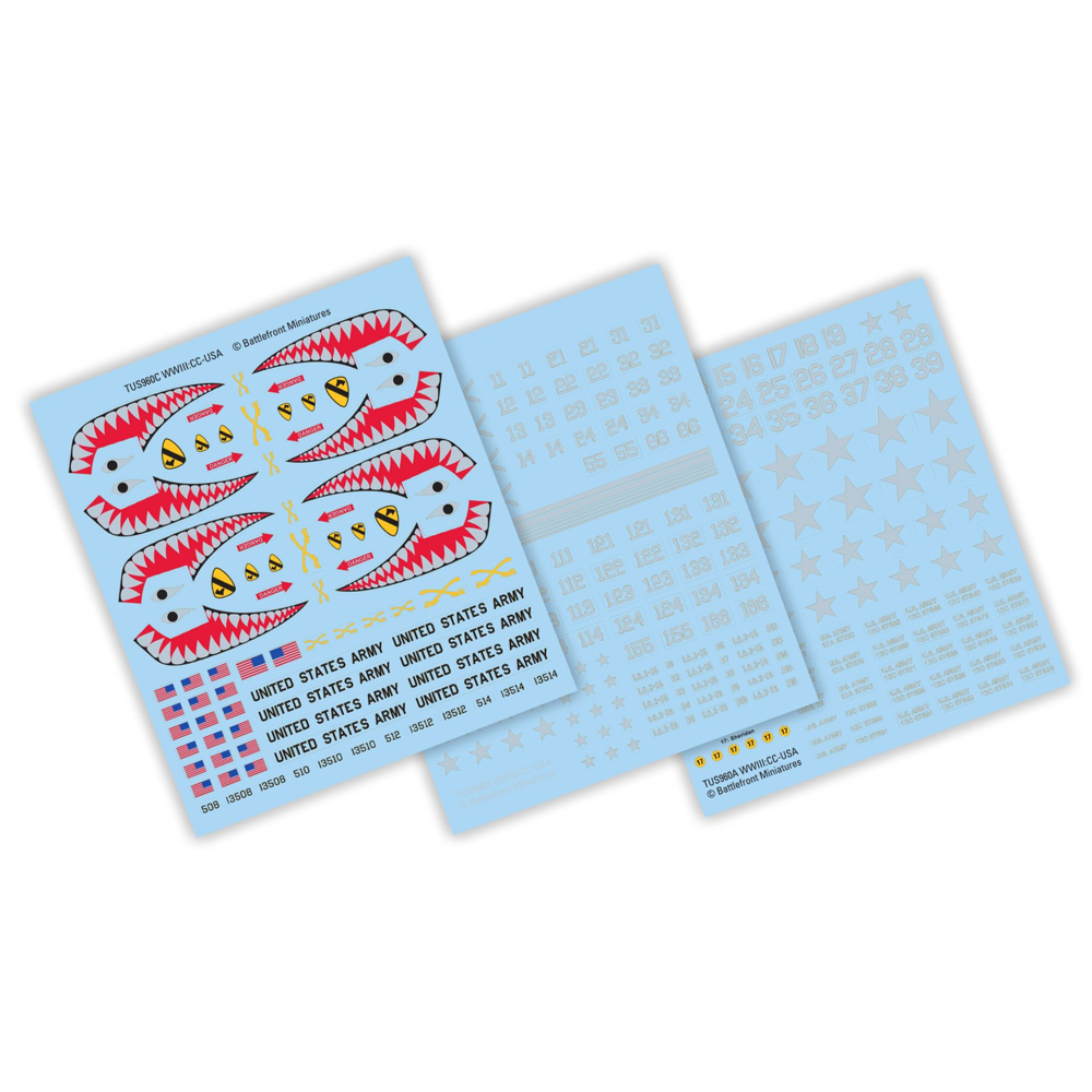 WWIII Team Yankee: American - Checkpoint Charlie Decals