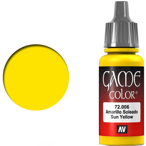 Vallejo Game Color: Sun Yellow (17ml)