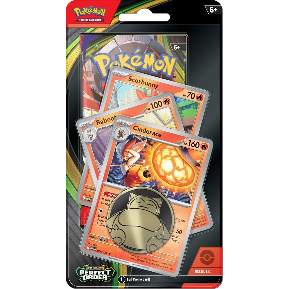 Pokemon TCG: Perfect Order - Premium Checklane Blister (Cinderace Line) (Preorder)