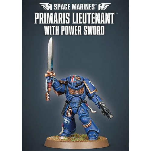 Warhammer 40K: Space Marines - Primaris Lieutenant with Power Sword