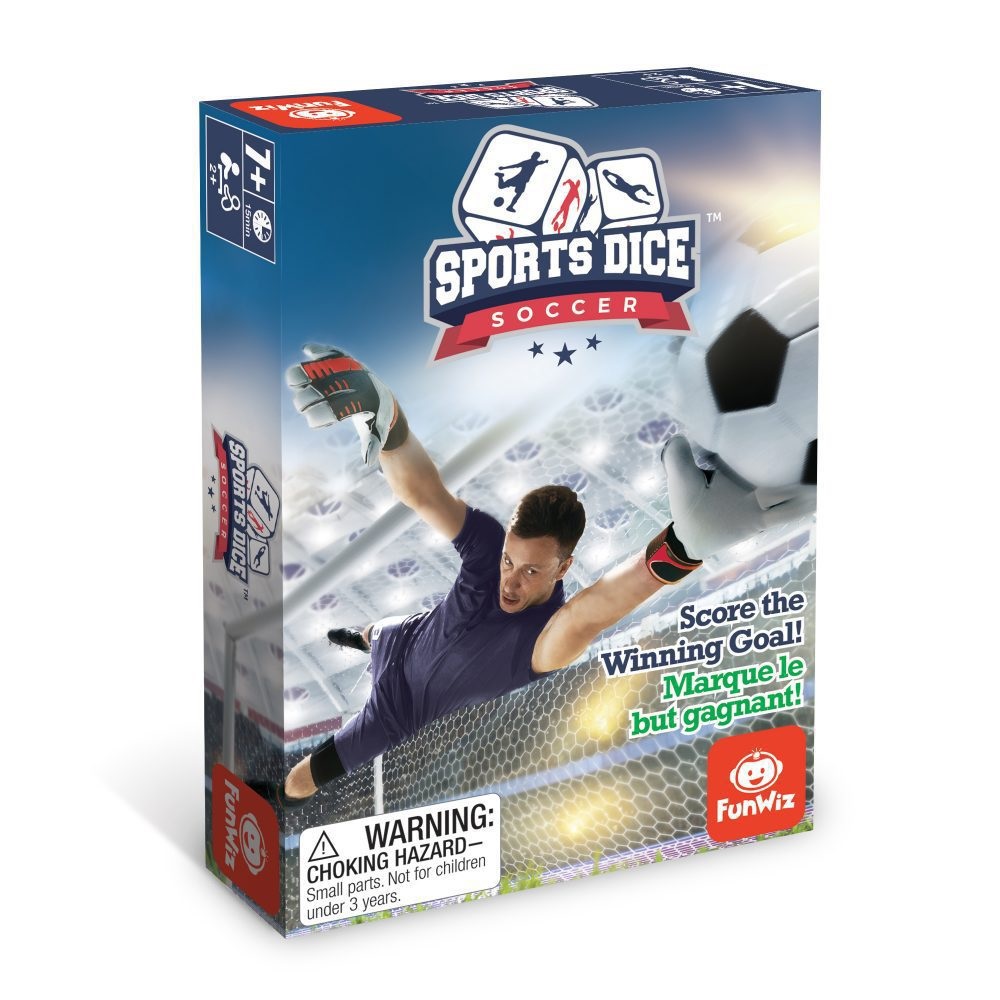 Sports Dice: Soccer (Bilingual)