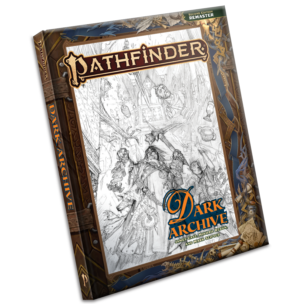Pathfinder 2E RPG: Dark Archive Remastered (Sketch Cover) (New Arrival)