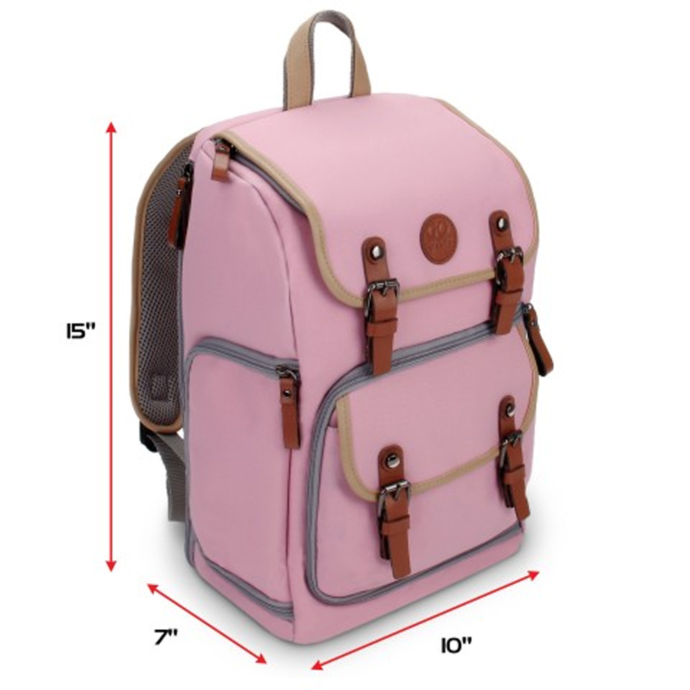 ENHANCE Card Storage Backpack: Mid-size Pink (Designer Edition) (Last Chance)