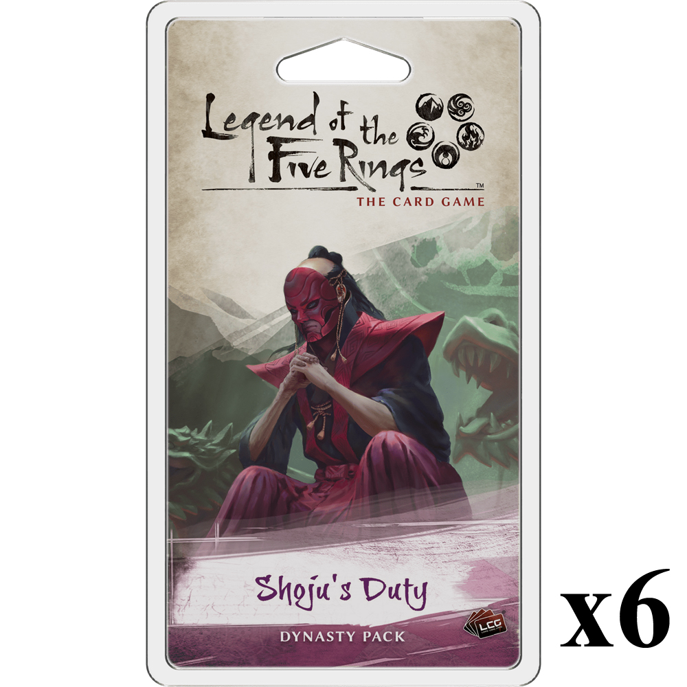 Legend of the Five Rings LCG: Shoju's Duty Dynasty Pack CASE (12)