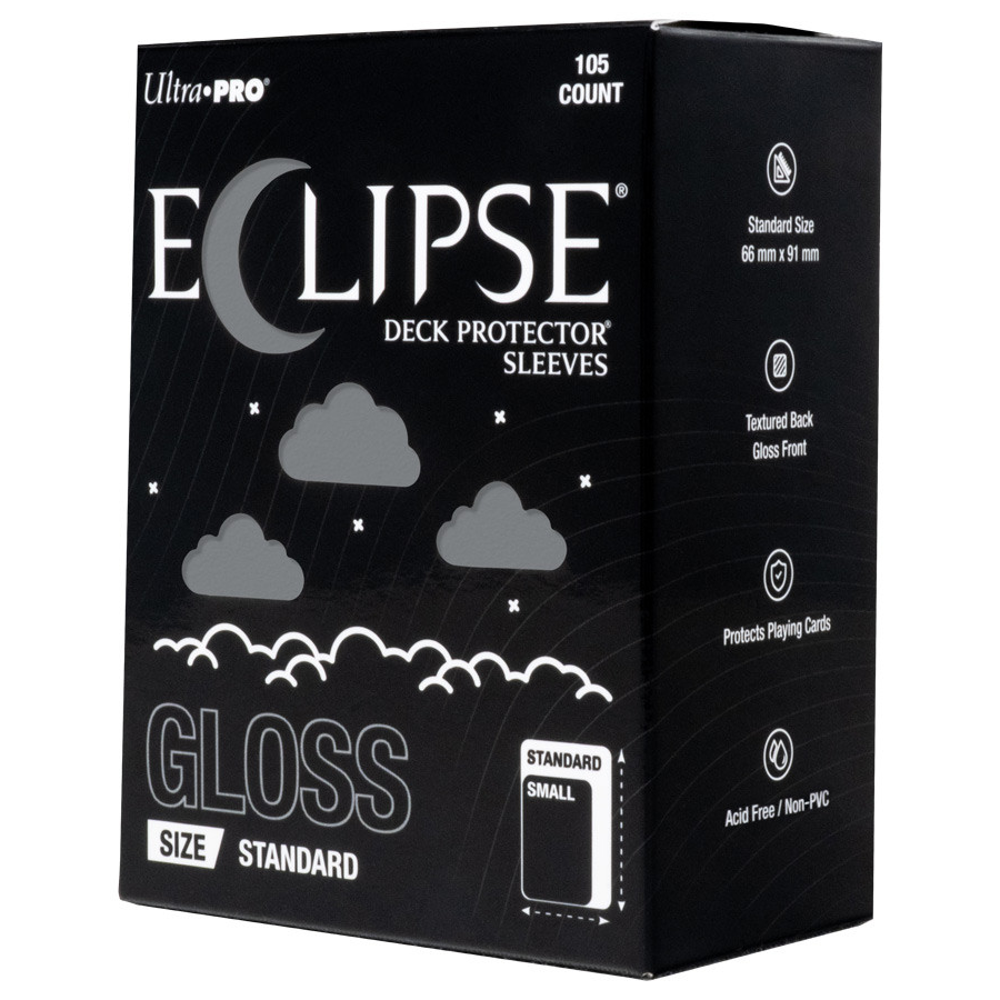 Deck Protector Sleeves: Eclipse Gloss - Smoke Grey (105) (Preorder)