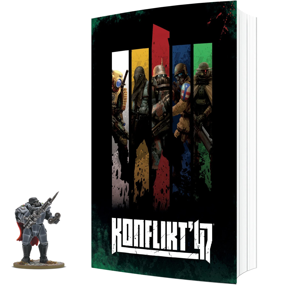 Konflikt '47: Rulebook with Limited Figure Axis Stalhtruppe