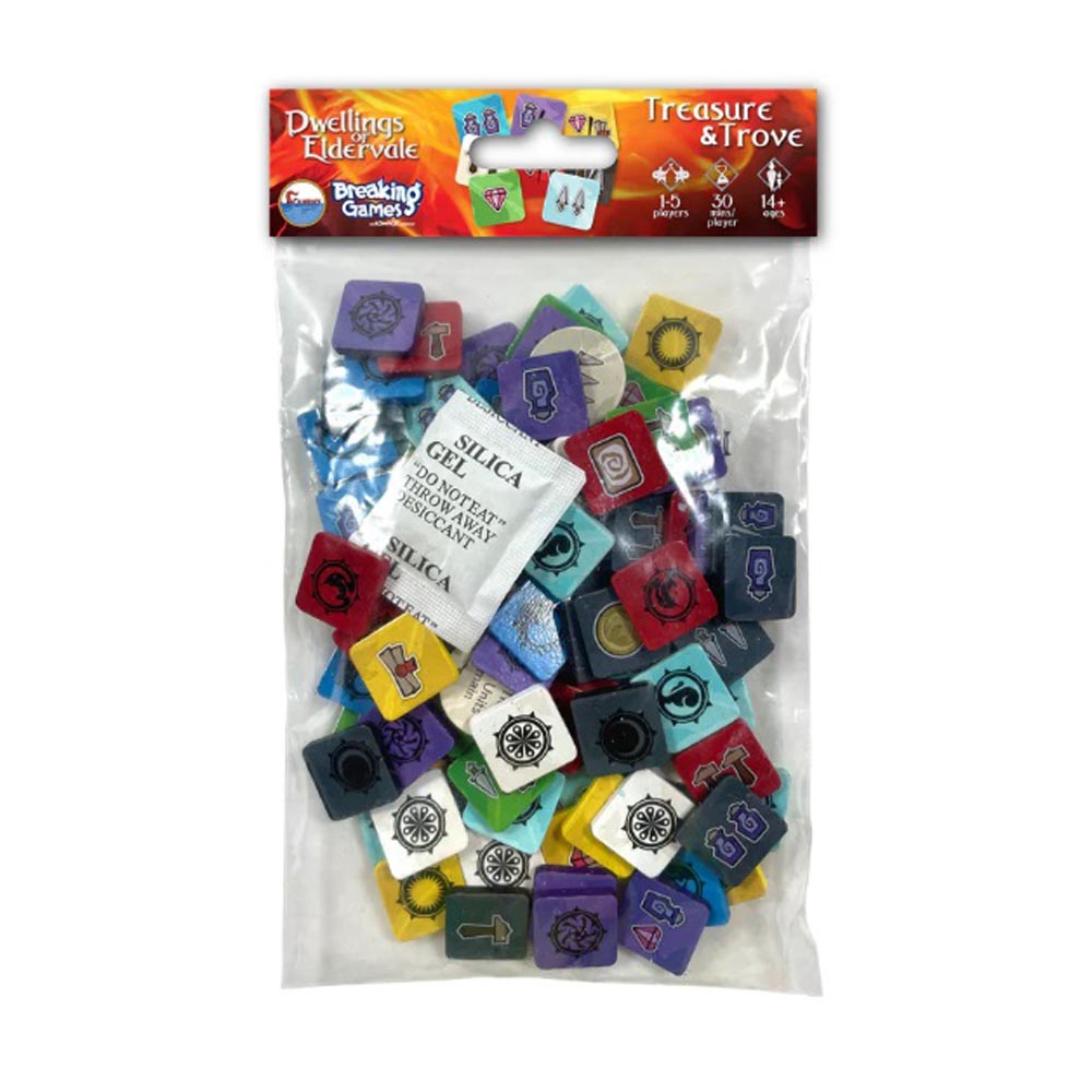 Dwellings of Eldervale: Wooden Treasure & Trove Tokens