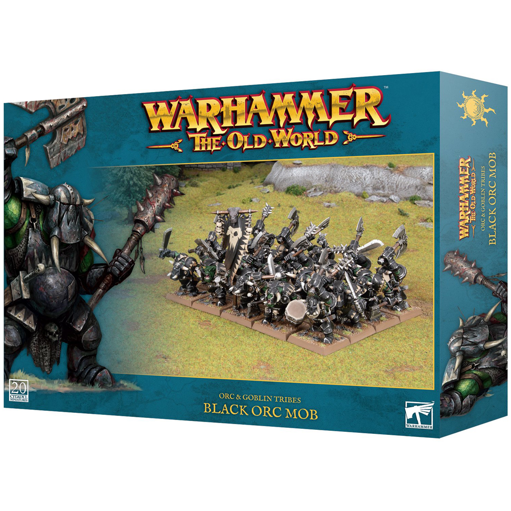 Warhammer The Old World: Orc & Goblin Tribes - Black Orc Mob