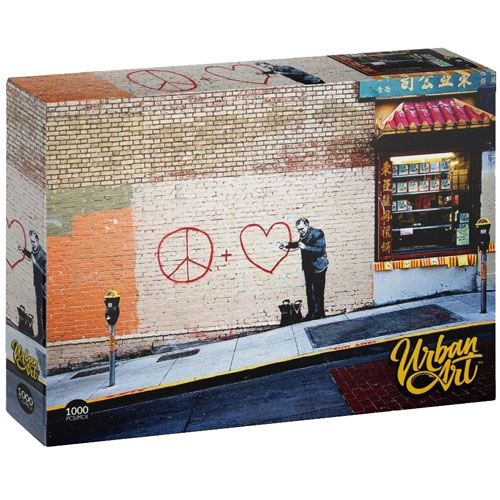 Urban Art Graffiti Puzzle: Banksy - Peaceful Hearts Doctor (Last Chance)