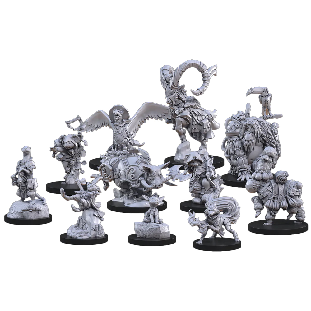 Animal Adventures RPG: Miniatures Set - Animals of the Faraway Sea