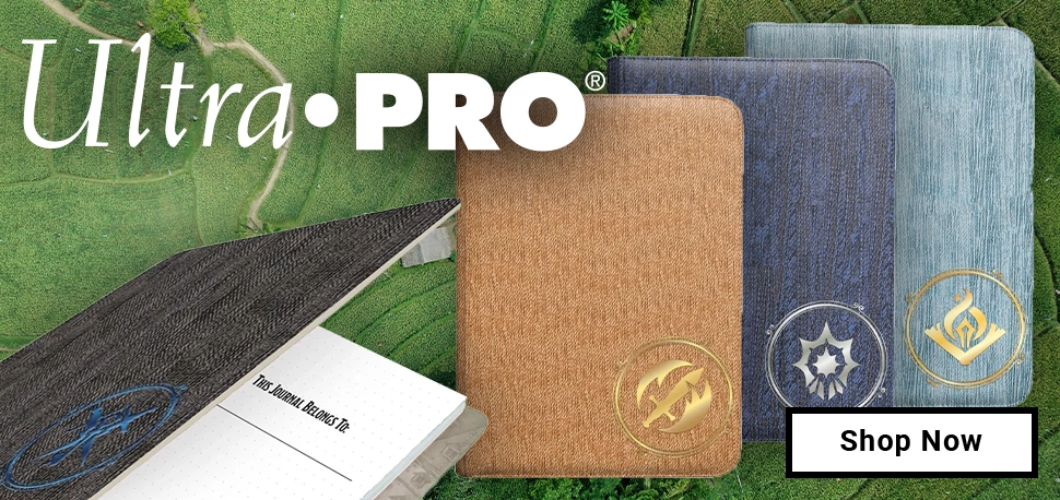 An assortment of Ultra Pro Journals