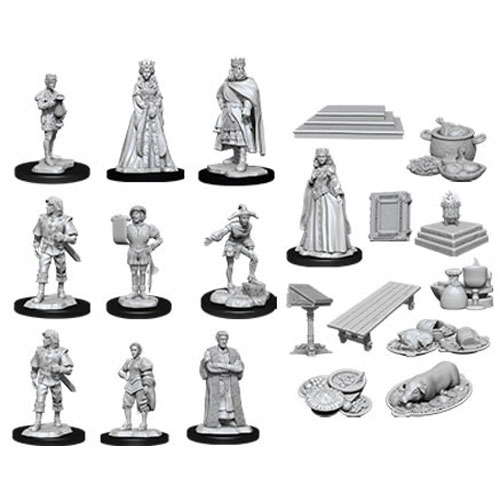 Wizkids Deep Cuts Unpainted Minis: W12 Castle - Royal Court