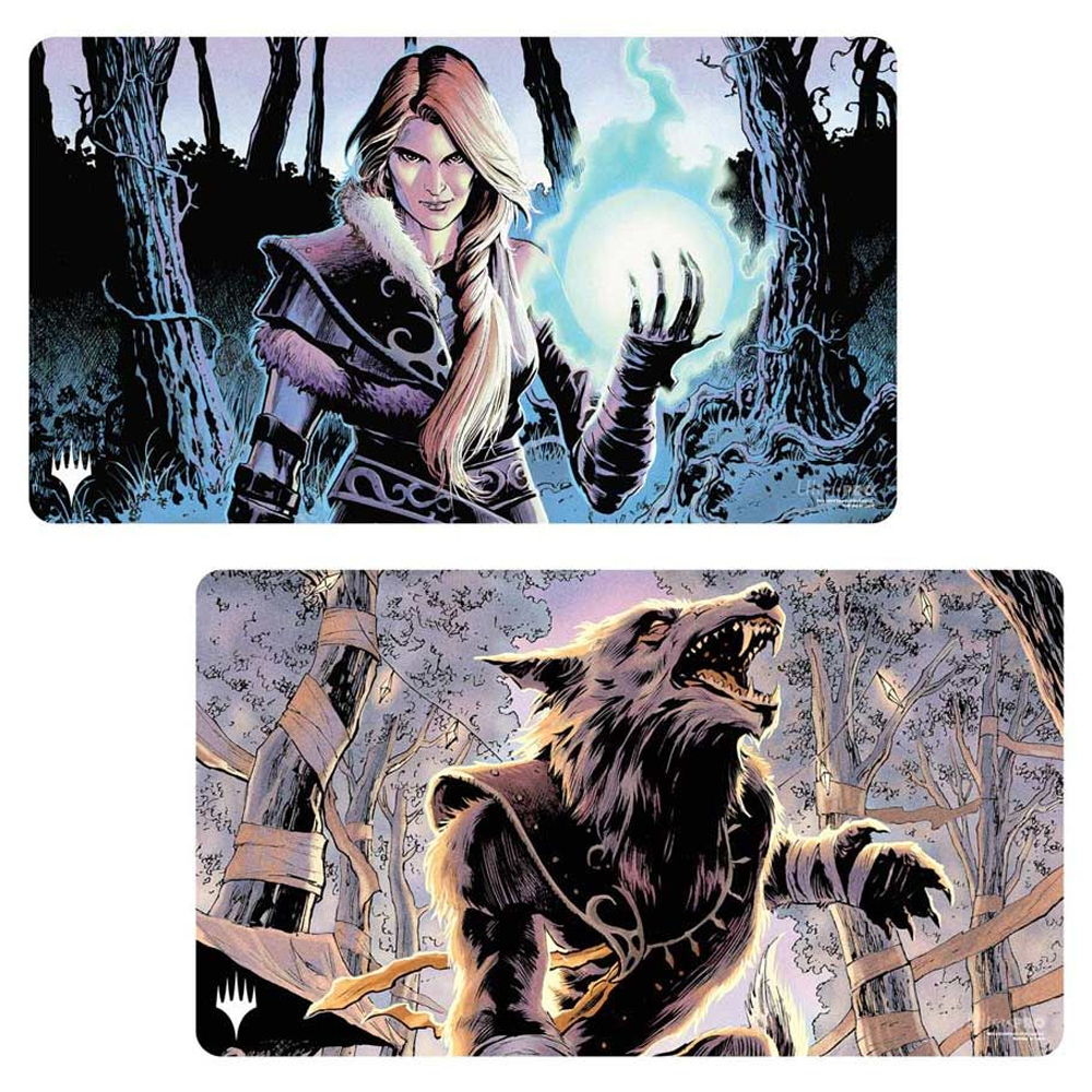 MtG Double-Sided Playmat: Innistrad Remastered - Arlinn Kord / Arlinn, Embraced by the Moon