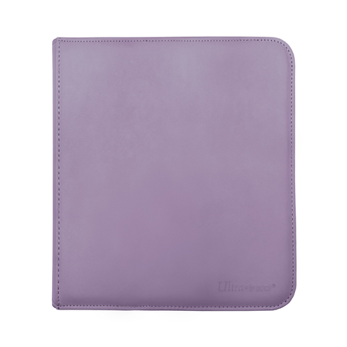 Vivid 12-Pocket Zippered Pro-Binder: Purple