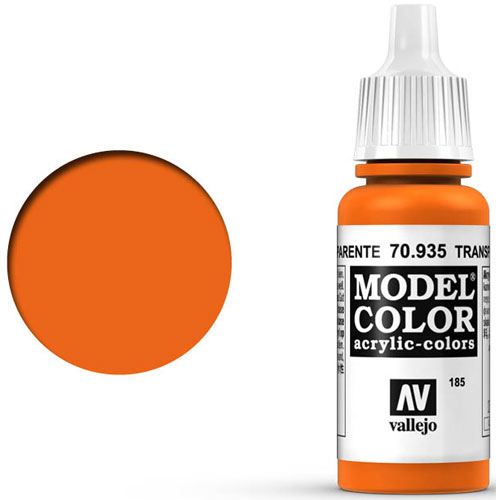 Vallejo Model Color Paint: Transparent Orange