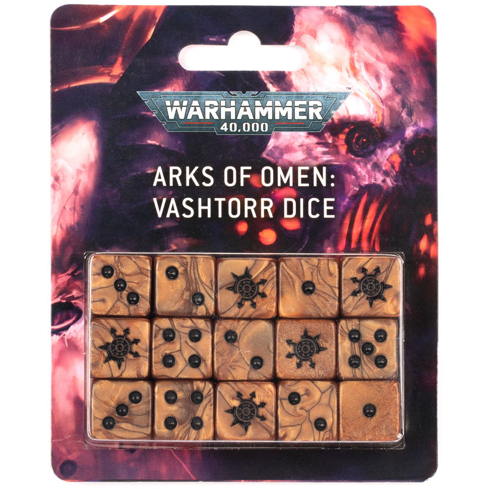 Warhammer 40K: Arks of Omen - Vashtorr Dice (15) (Clearance)