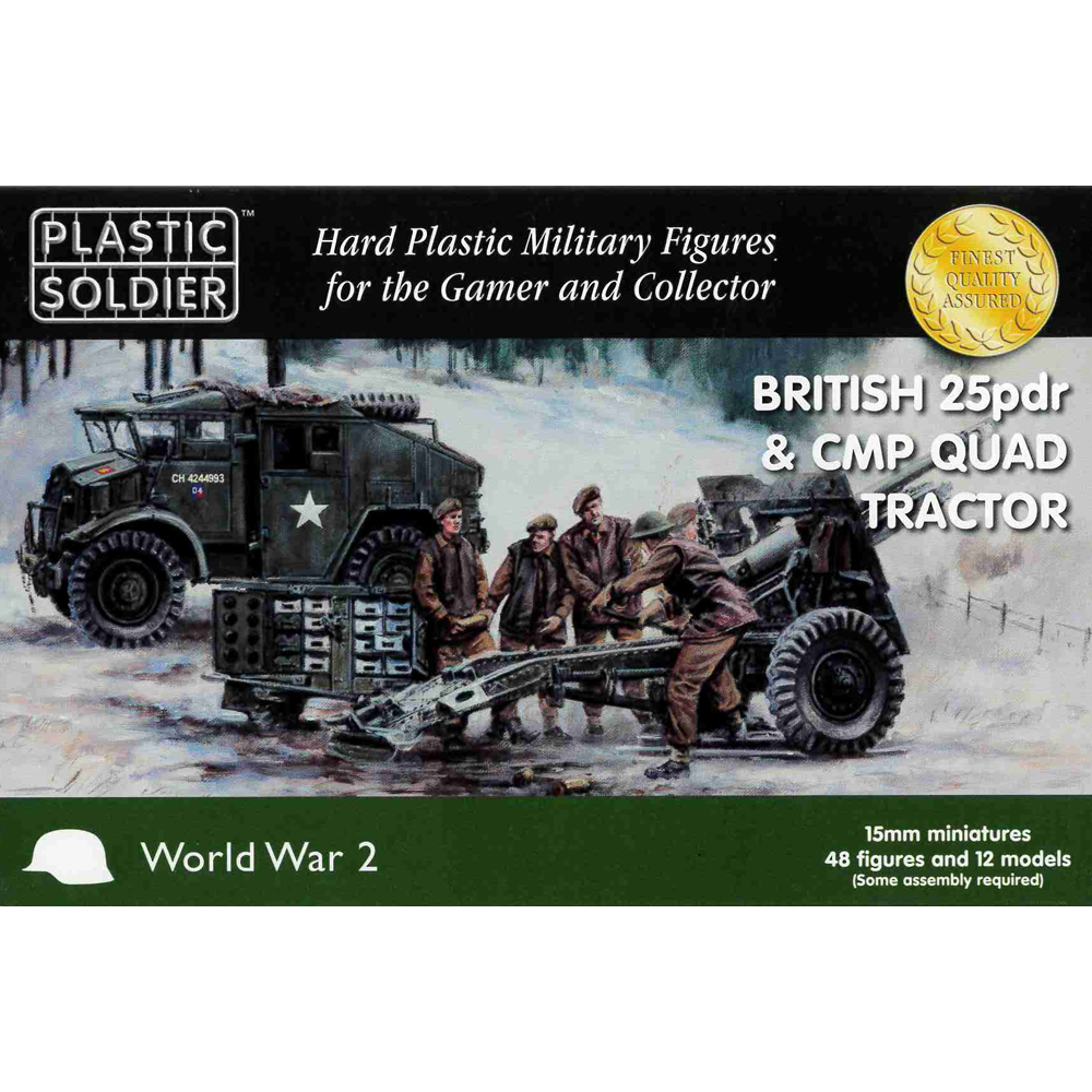 15mm Scale WW2: British 25pdr & CMP Quad Tractor