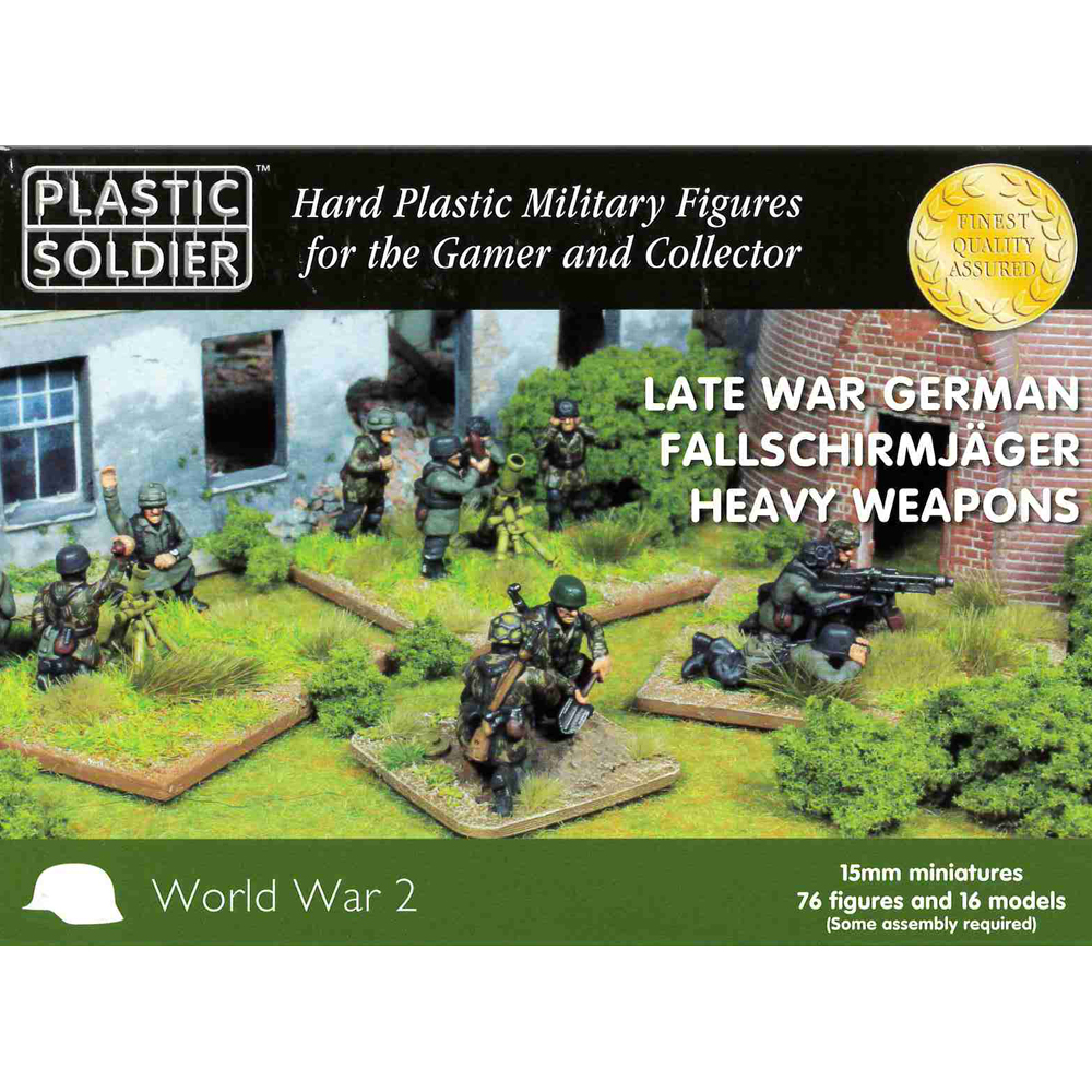 15mm Scale WW2: Late War German Fallschirmjager Heavy Weapons