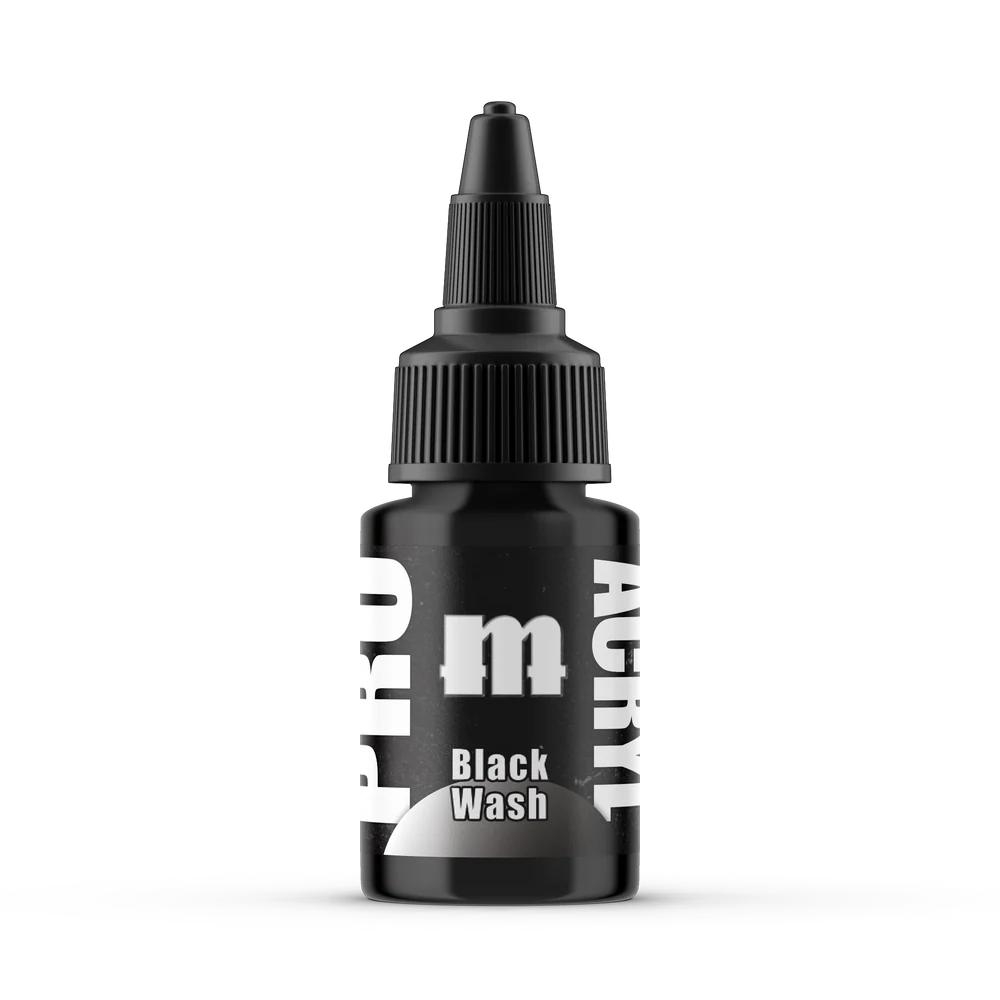 Monument Hobbies: Pro Acryl 200 Black Wash (22ml)