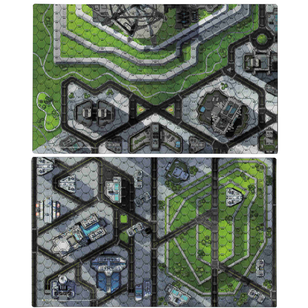 BattleTech BattleMat: City - HPG Engineering/Business District