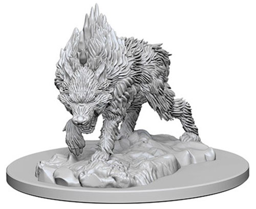 Pathfinder Battles Deep Cuts Unpainted Minis: W4 Dire Wolf