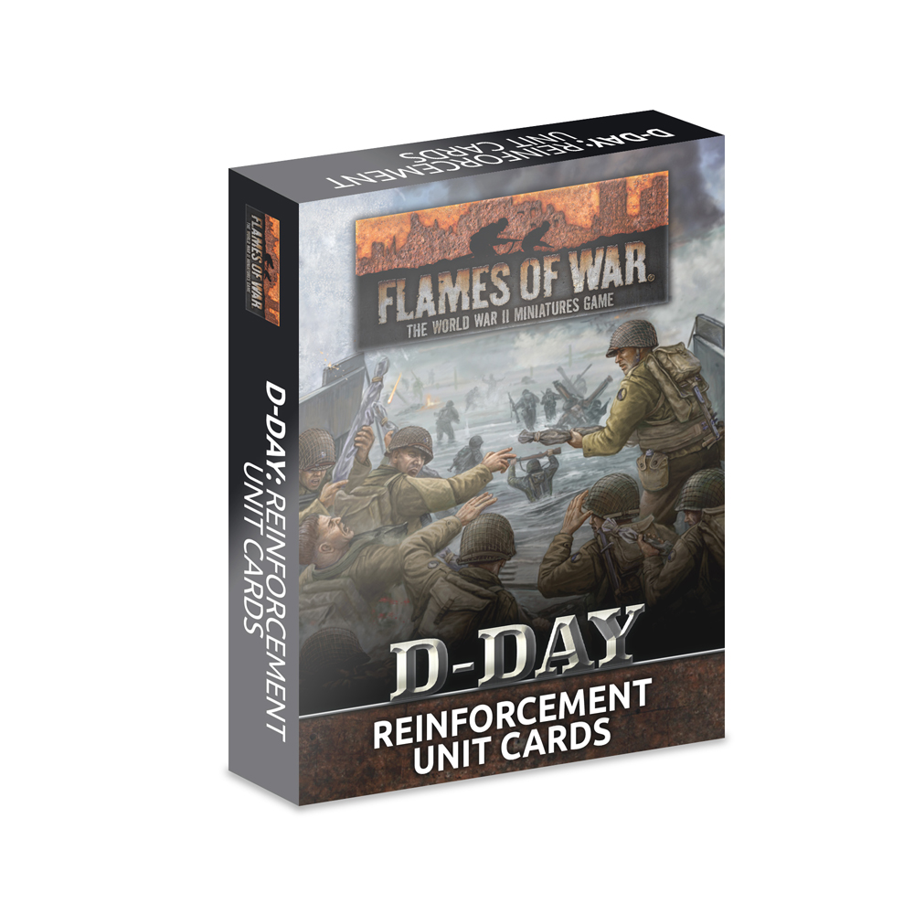 Flames of War WW2: D-Day - Reinforcement Unit Cards
