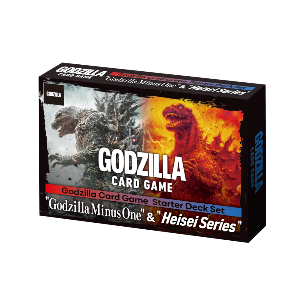 Godzilla Card Game: Godzilla Minus One [SD01] & Heisei Series [SD02] - Starter Deck Set (New Arrival)