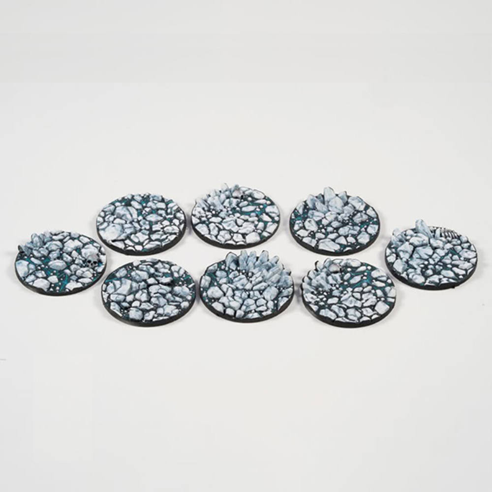 Battle Ready Toppers: Frost Lake - Round 32mm (8) (Preorder)