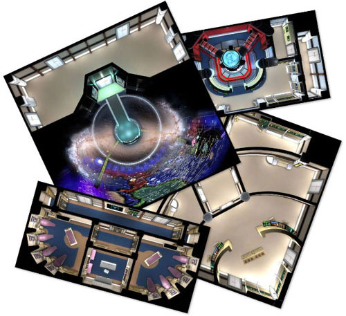 Star Trek Adventures RPG: Next Generation Starfleet Tile Set