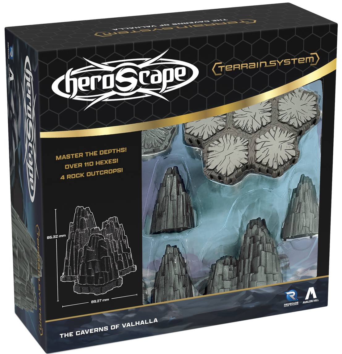 Heroscape: Terrain System - The Caverns of Valhalla (New Arrival)