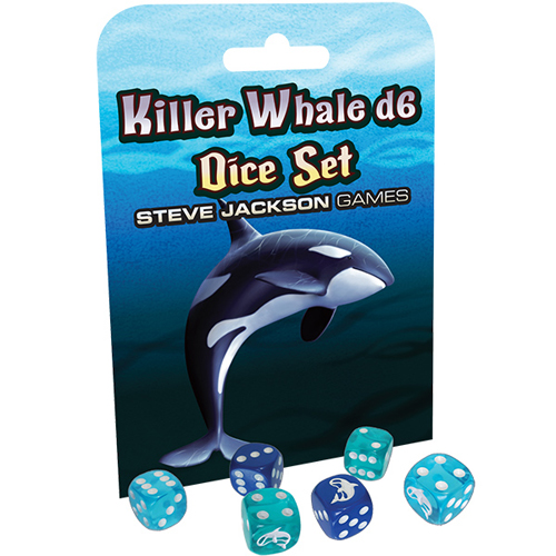 Killer Whale d6 Dice Set (6)