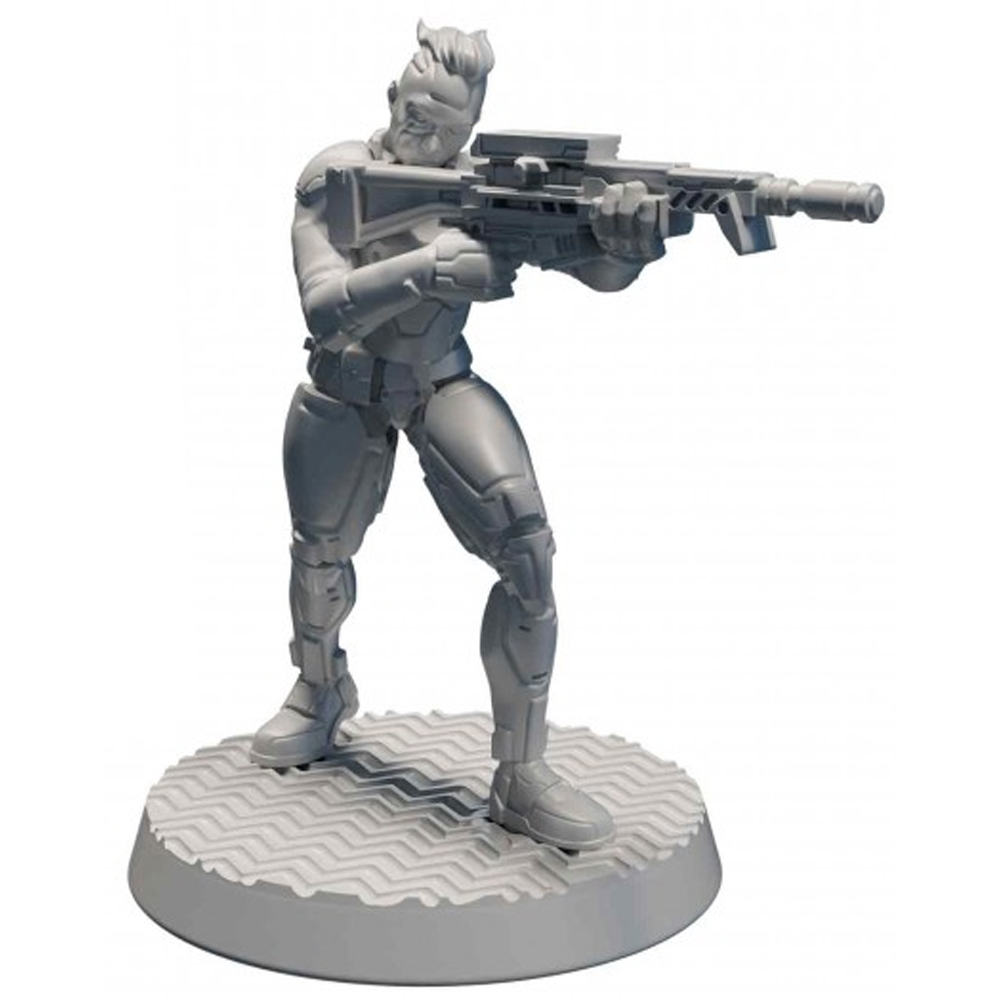 Starfinder Masterclass Miniatures: Android Hired Gun
