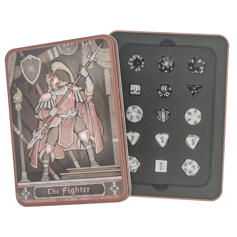 RPG Class Dice: Epic Resin - Fighter (15)