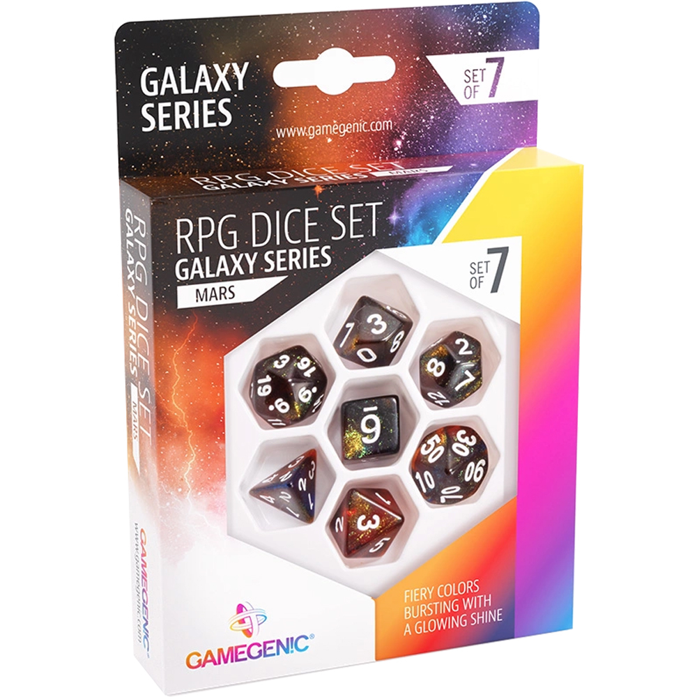 Galaxy Series Polyhedral Set: Mars (7) (Clearance)
