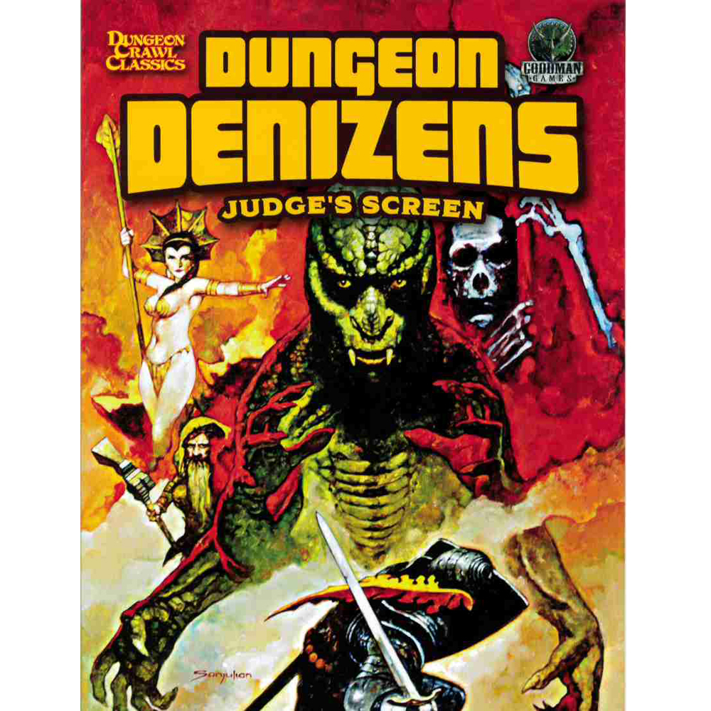 Dungeon Crawl Classics RPG: Dungeon Denizens - Judge's Screen