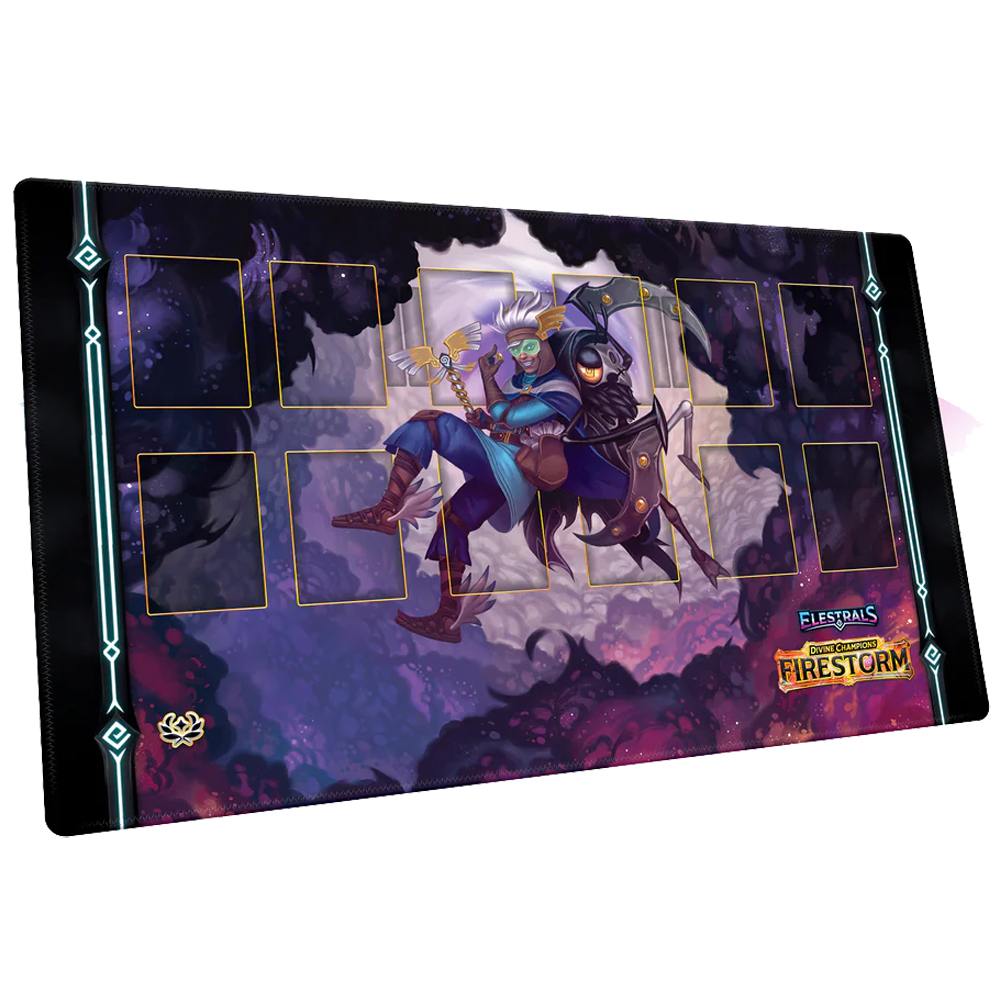 Elestrals Playmat: Divine Champions Firestorm - Hermes & Carryoff