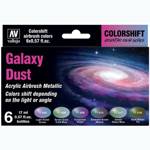 Colorshift Airbrush Paint Set: Galaxy Dust (6)