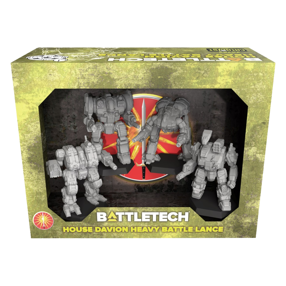 BattleTech: Miniature Force Pack - House Davion Heavy Battle Lance