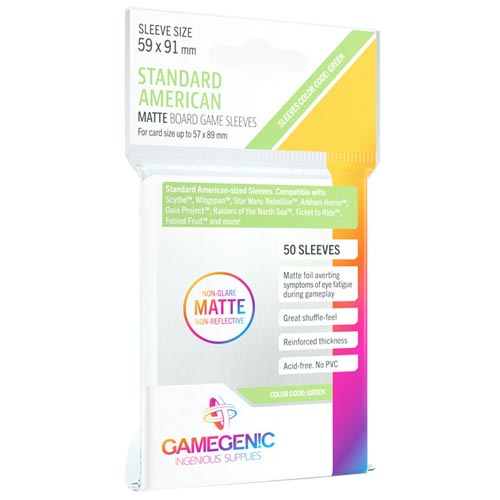 Gamegenic Matte Sleeves: Standard American
