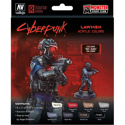 Cyberpunk Paint Set: Lawmen with Sgt. Suou Mini