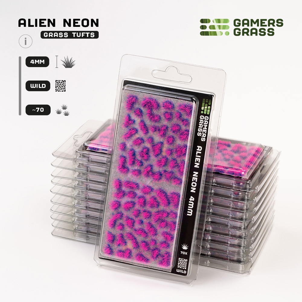 Gamers Grass Tufts: Alien Neon - Wild 4mm