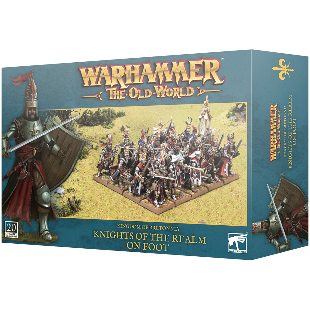 Warhammer The Old World: Kingdom of Bretonnia - Knights of the Realm on Foot