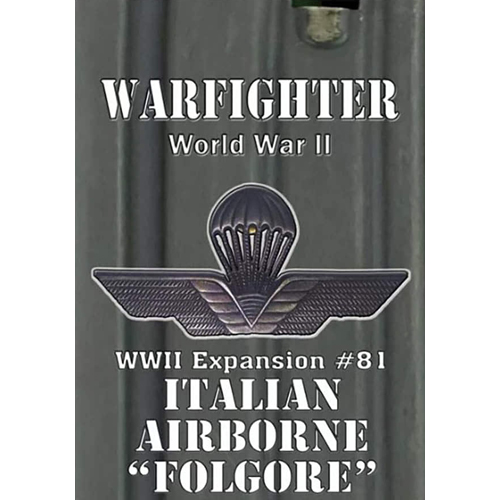 Warfighter WWII Mediterranean: Exp #81 Italian Airborne 'Folgore'