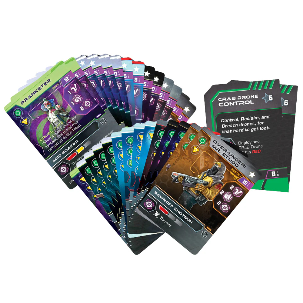 Cyberpunk Red Combat Zone: Character Card Pack