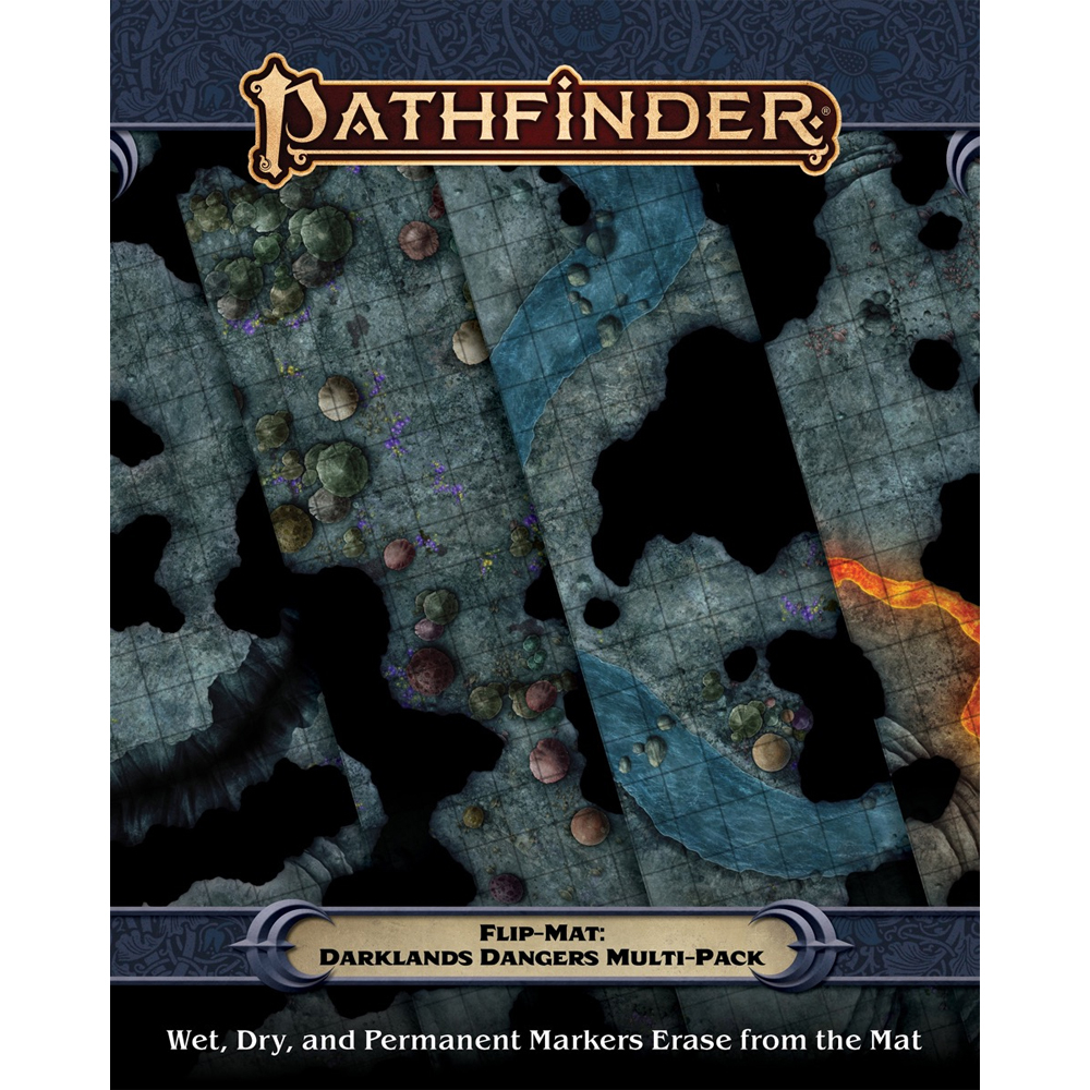 Pathfinder 2E RPG: Flip-Mat - Darklands Dangers Multi-Pack