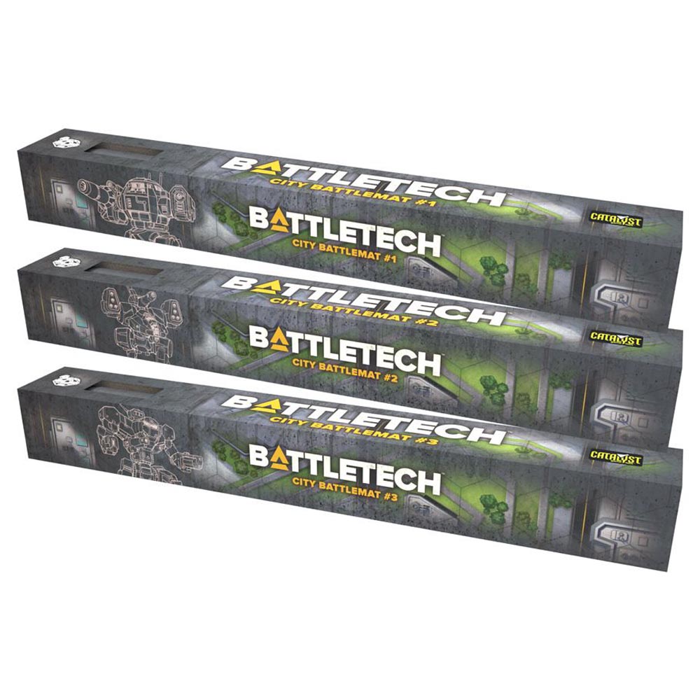 BattleTech: City BattleMat Bundle (Preorder)
