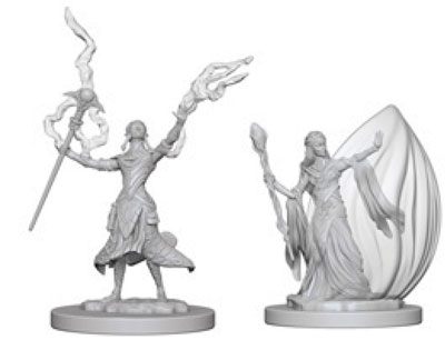 D&D Nolzur's Marvelous Unpainted Minis: W3 Female Elf Wizard