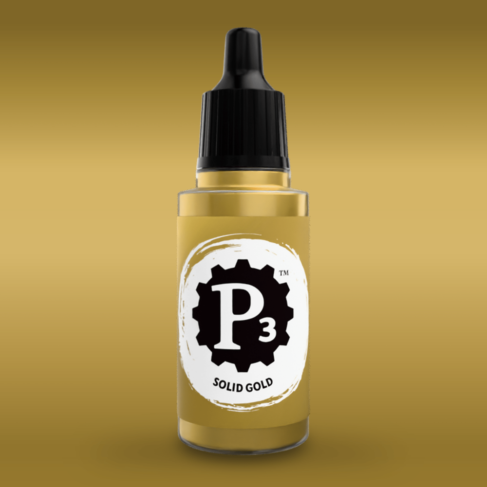 P3 Paint: Solid Gold (18ml) (Preorder)